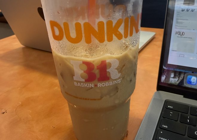 Workin’ from Dunkin’