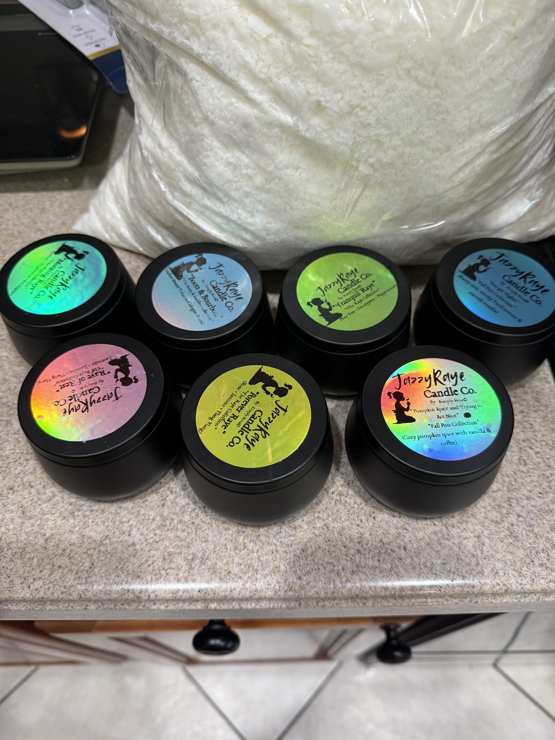 4 oz Candles by JazzyRaye Candle Co.