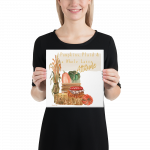 Pumpkins, Plaid & a Whole Latte Attitude – Canvas by Simply Seen