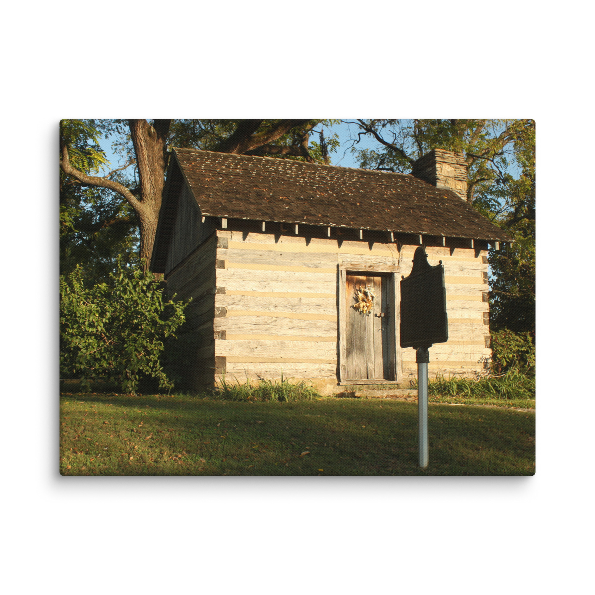 One Room School House – Bardstown, Kentucky Canvas by Simply Seen