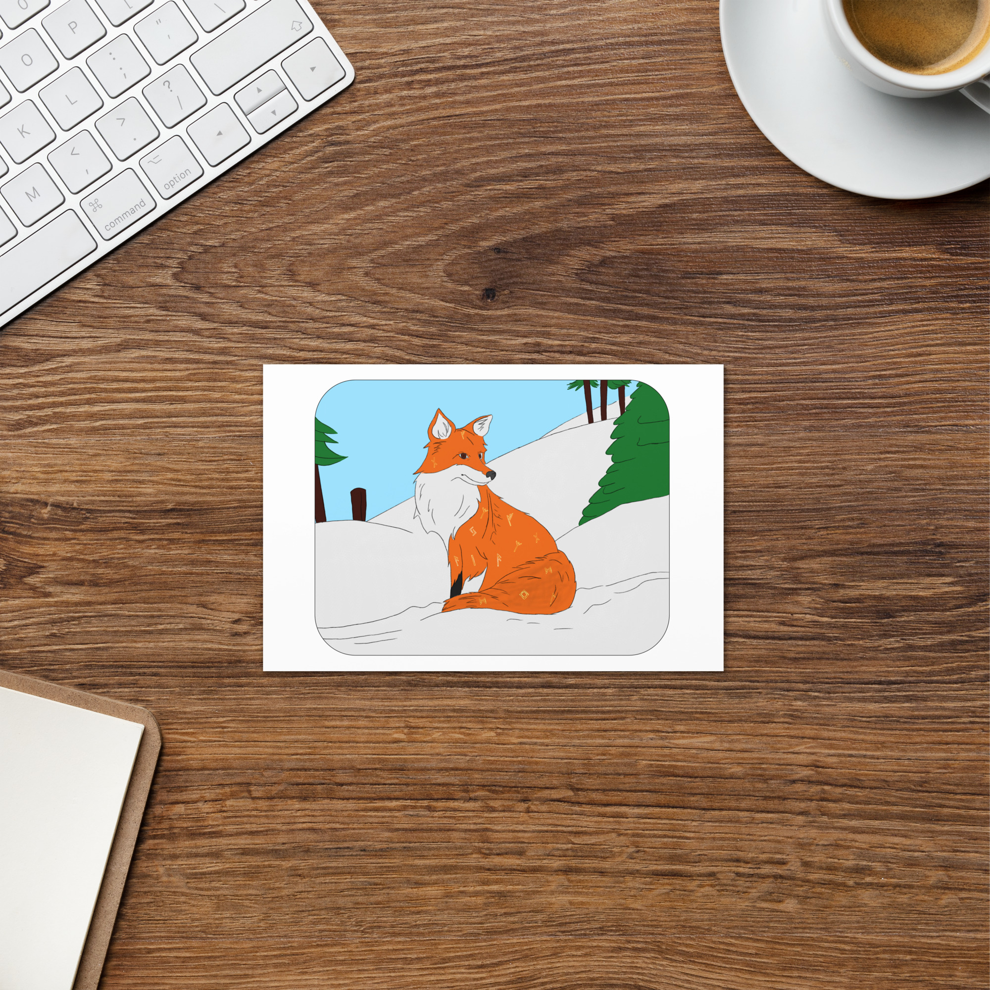 Greeting card Stay Foxy by Cotton Allie Designs @ Simply Sina - Image 7