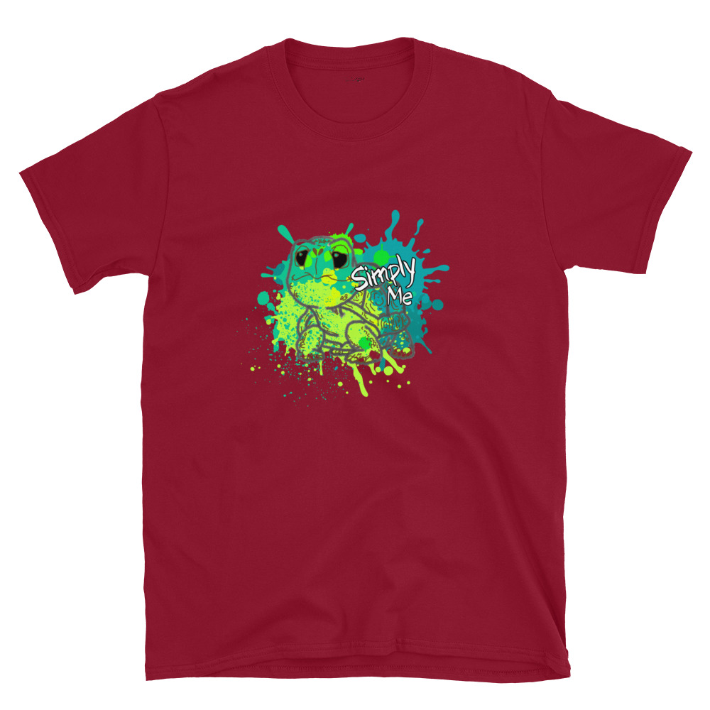 Splatter Tortoise Simply Me – Short-Sleeve Unisex T-Shirt by Simply Sina - Image 32