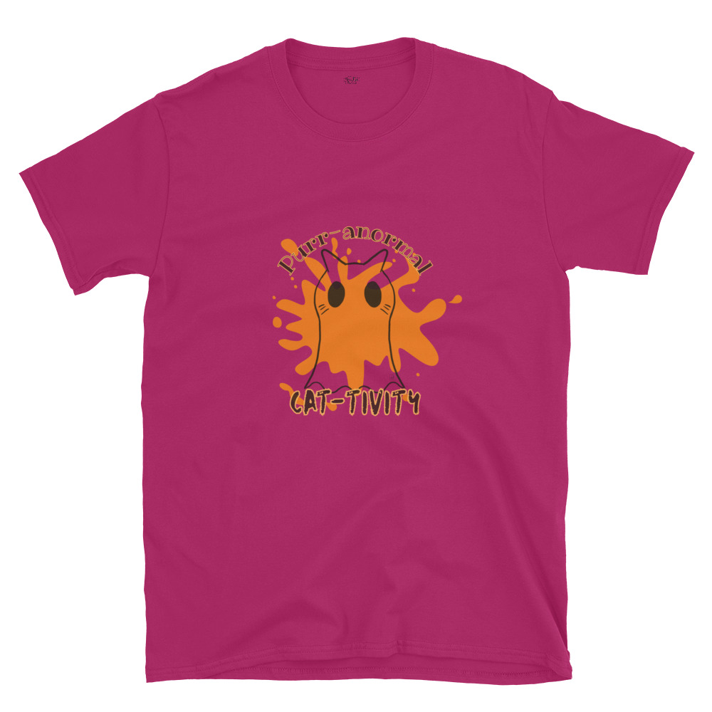 Short-Sleeve Unisex T-Shirt Purr-anormal Cat-tivity by Cotton Allie Designs @ Simply Sina - Image 26