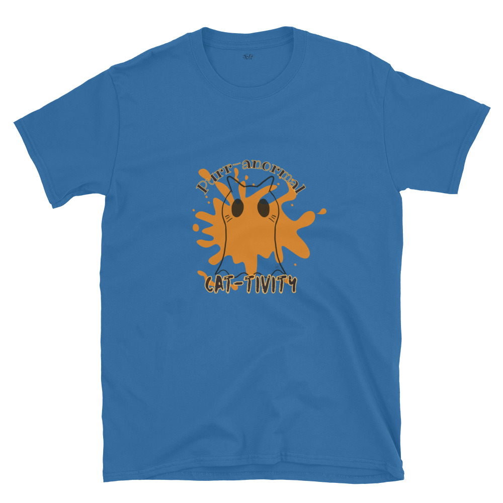 Short-Sleeve Unisex T-Shirt Purr-anormal Cat-tivity by Cotton Allie Designs @ Simply Sina - Image 25