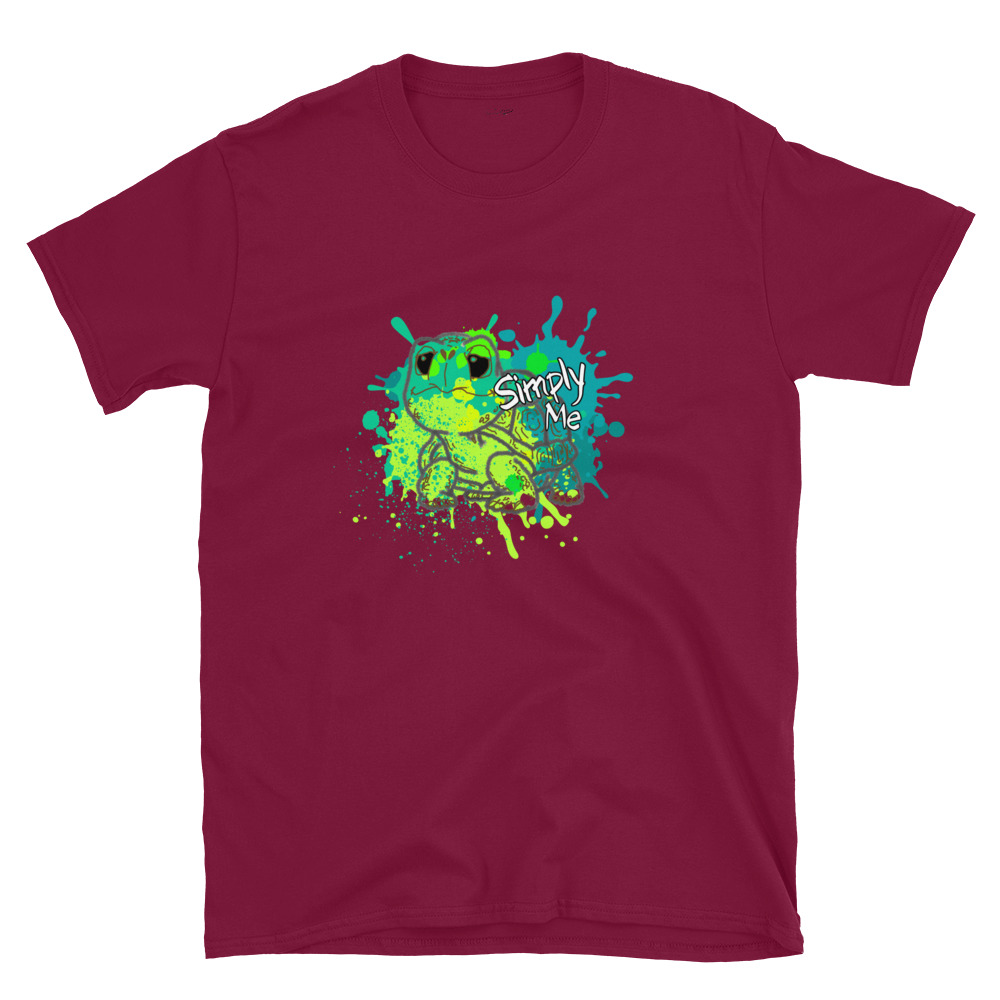 Splatter Tortoise Simply Me – Short-Sleeve Unisex T-Shirt by Simply Sina - Image 29