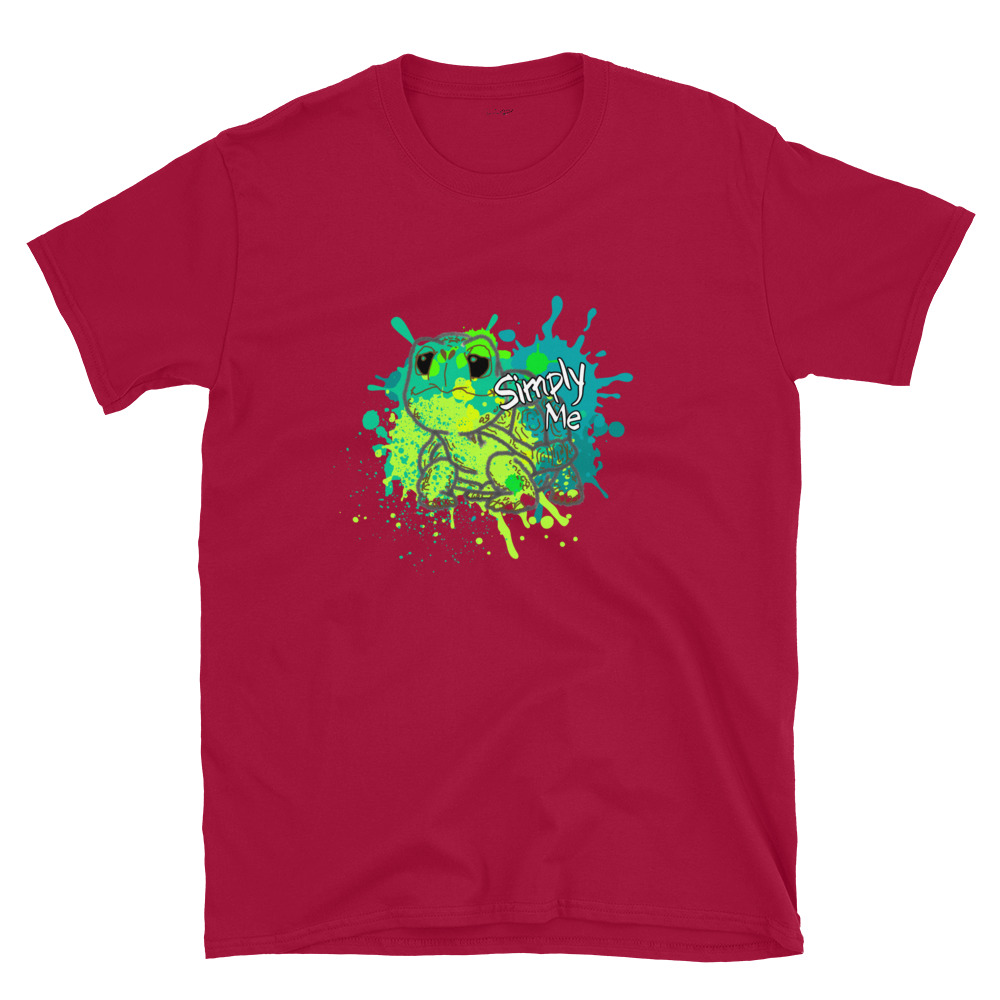 Splatter Tortoise Simply Me – Short-Sleeve Unisex T-Shirt by Simply Sina - Image 28