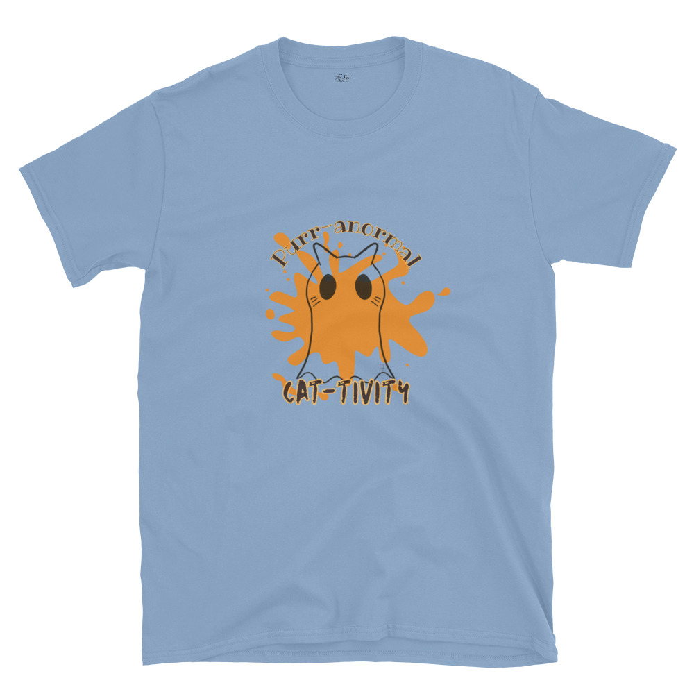 Short-Sleeve Unisex T-Shirt Purr-anormal Cat-tivity by Cotton Allie Designs @ Simply Sina - Image 22