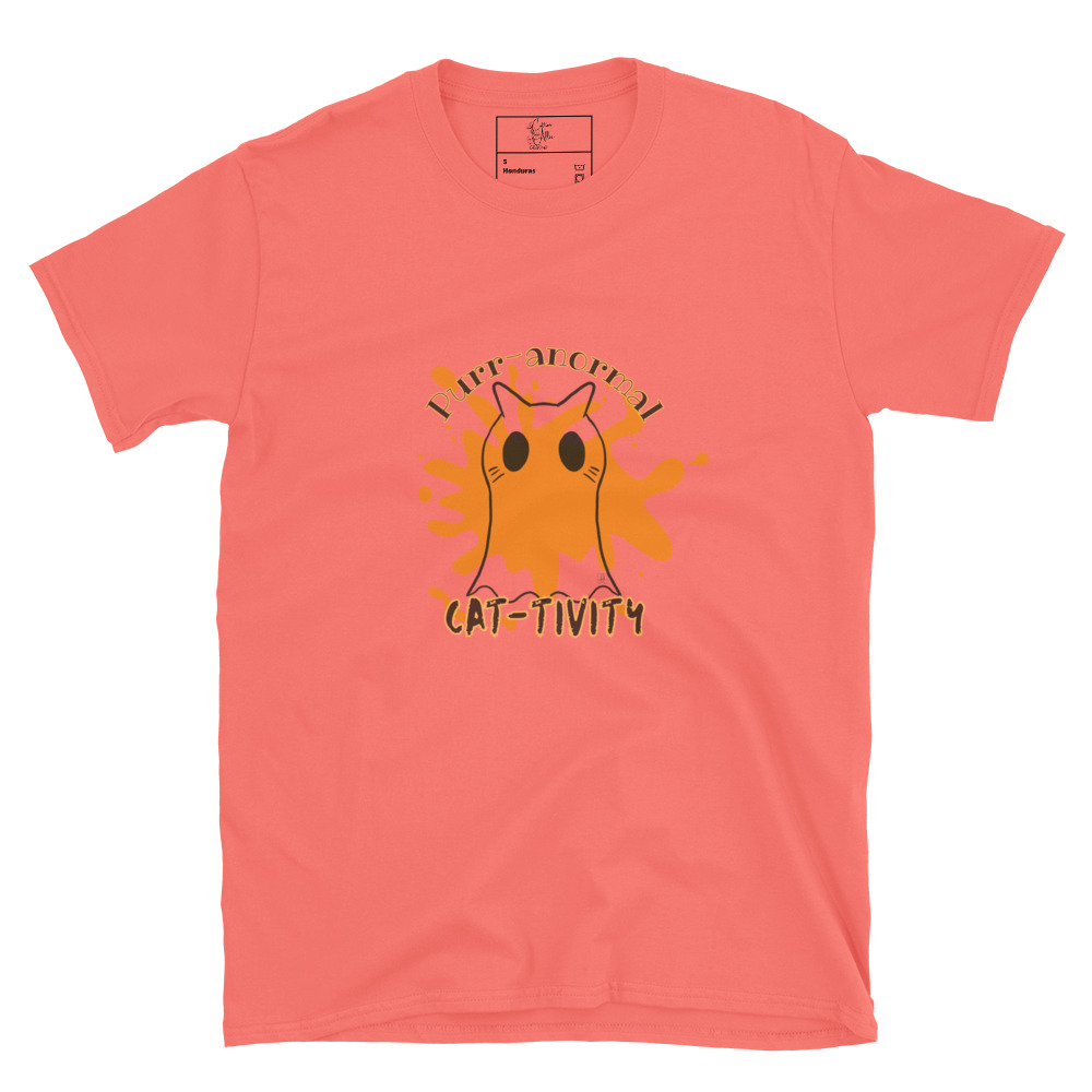 Short-Sleeve Unisex T-Shirt Purr-anormal Cat-tivity by Cotton Allie Designs @ Simply Sina - Image 36
