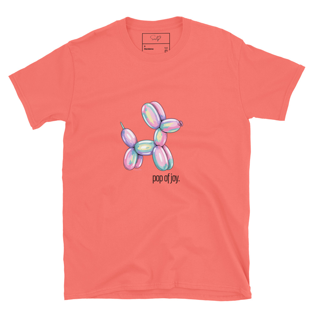 Pop of Joy – Short-Sleeve Unisex T-Shirt by Simply Sina - Image 42
