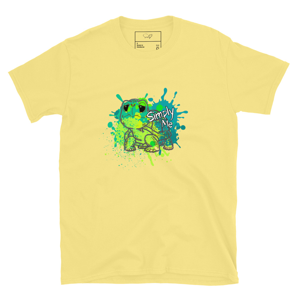 Splatter Tortoise Simply Me – Short-Sleeve Unisex T-Shirt by Simply Sina - Image 37