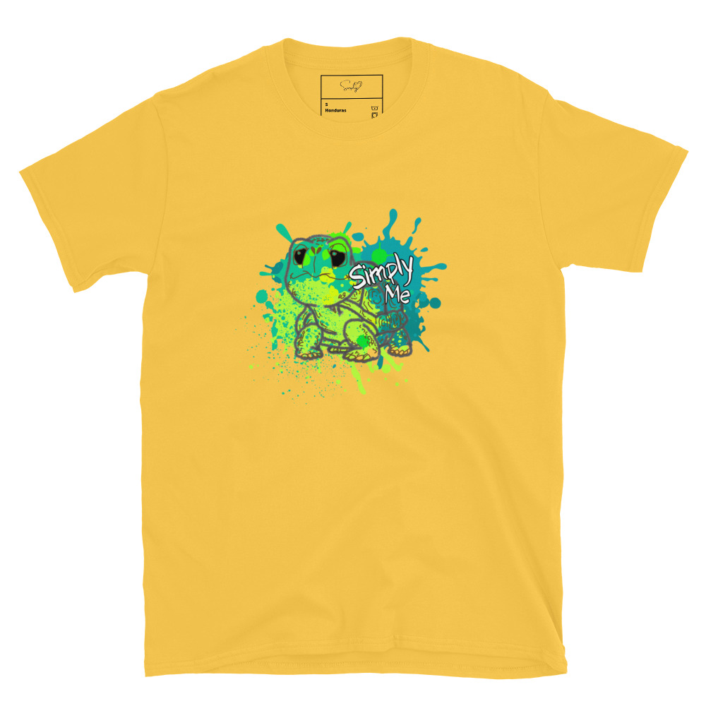 Splatter Tortoise Simply Me – Short-Sleeve Unisex T-Shirt by Simply Sina - Image 38
