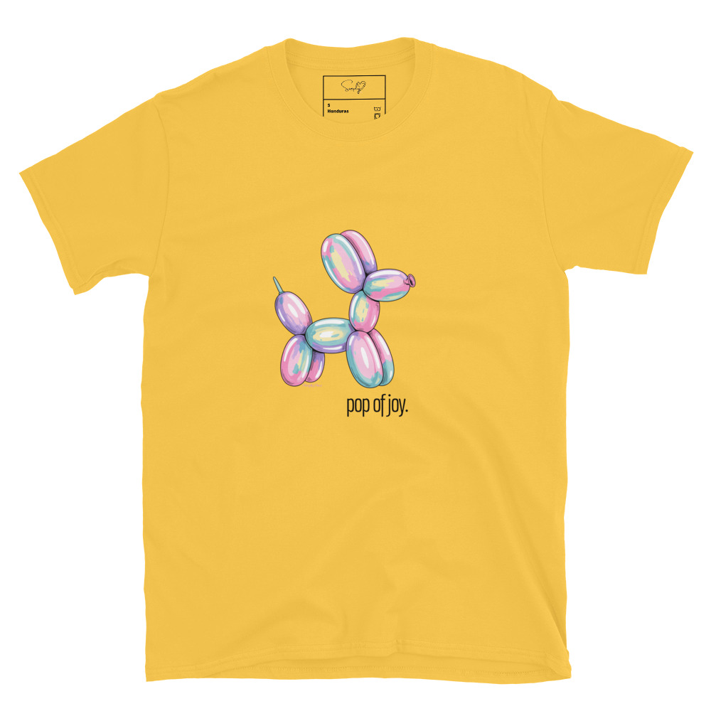 Pop of Joy – Short-Sleeve Unisex T-Shirt by Simply Sina - Image 38