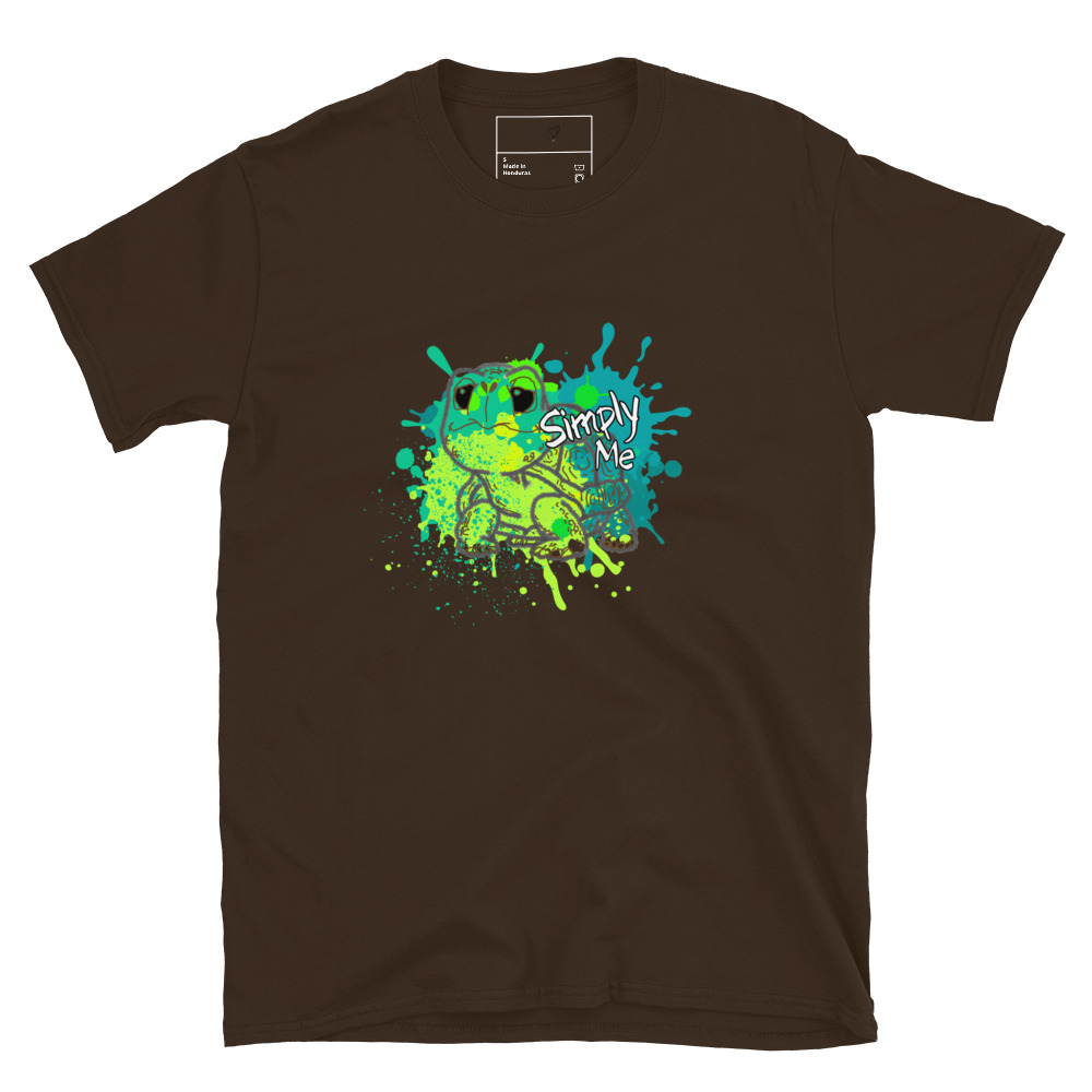 Splatter Tortoise Simply Me – Short-Sleeve Unisex T-Shirt by Simply Sina - Image 26