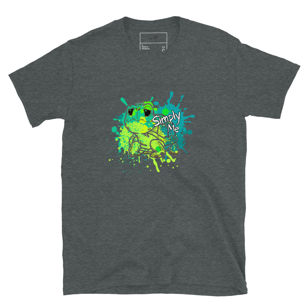 Splatter Tortoise Simply Me – Short-Sleeve Unisex T-Shirt by Simply Sina - Image 2