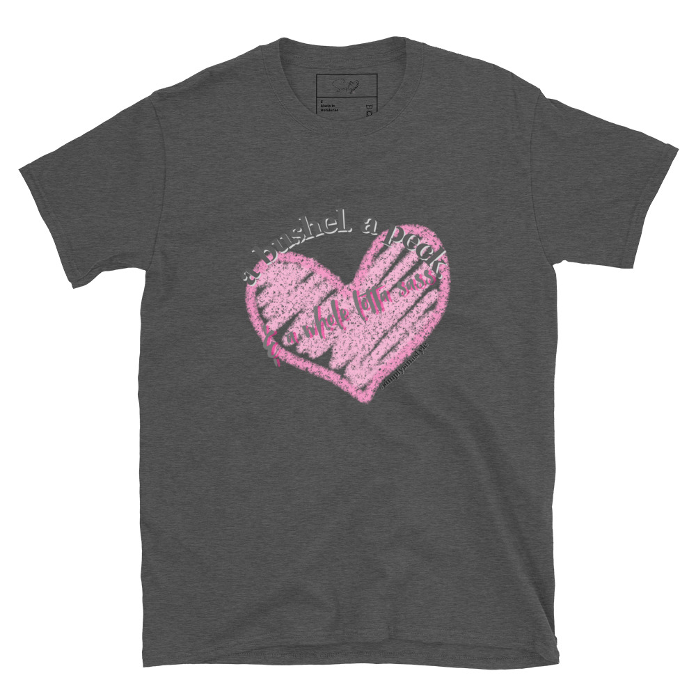 A bushel. a peck. & a whole lotta sass. – Short-Sleeve Unisex T-Shirt by Simply Sina - Image 35