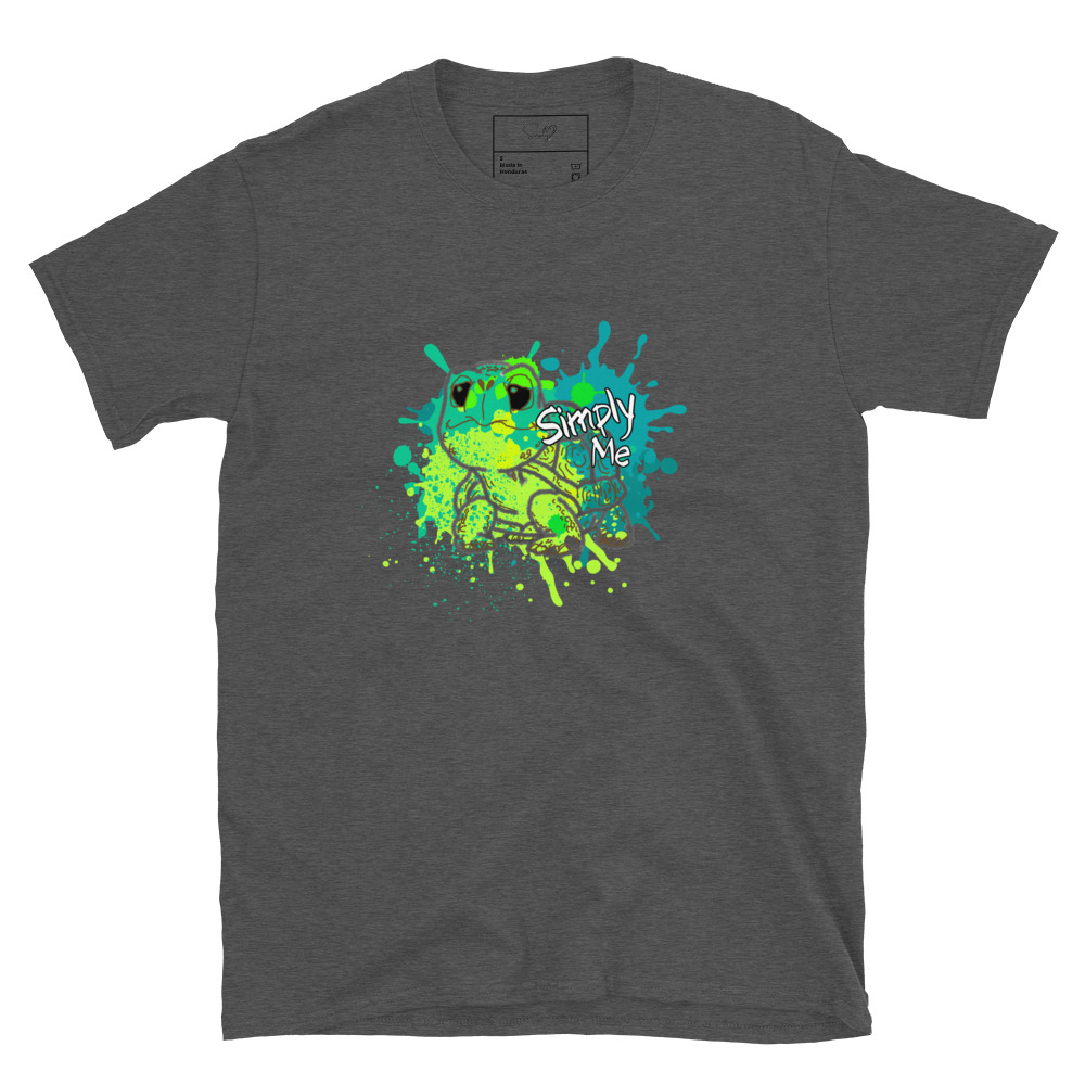 Splatter Tortoise Simply Me – Short-Sleeve Unisex T-Shirt by Simply Sina - Image 40