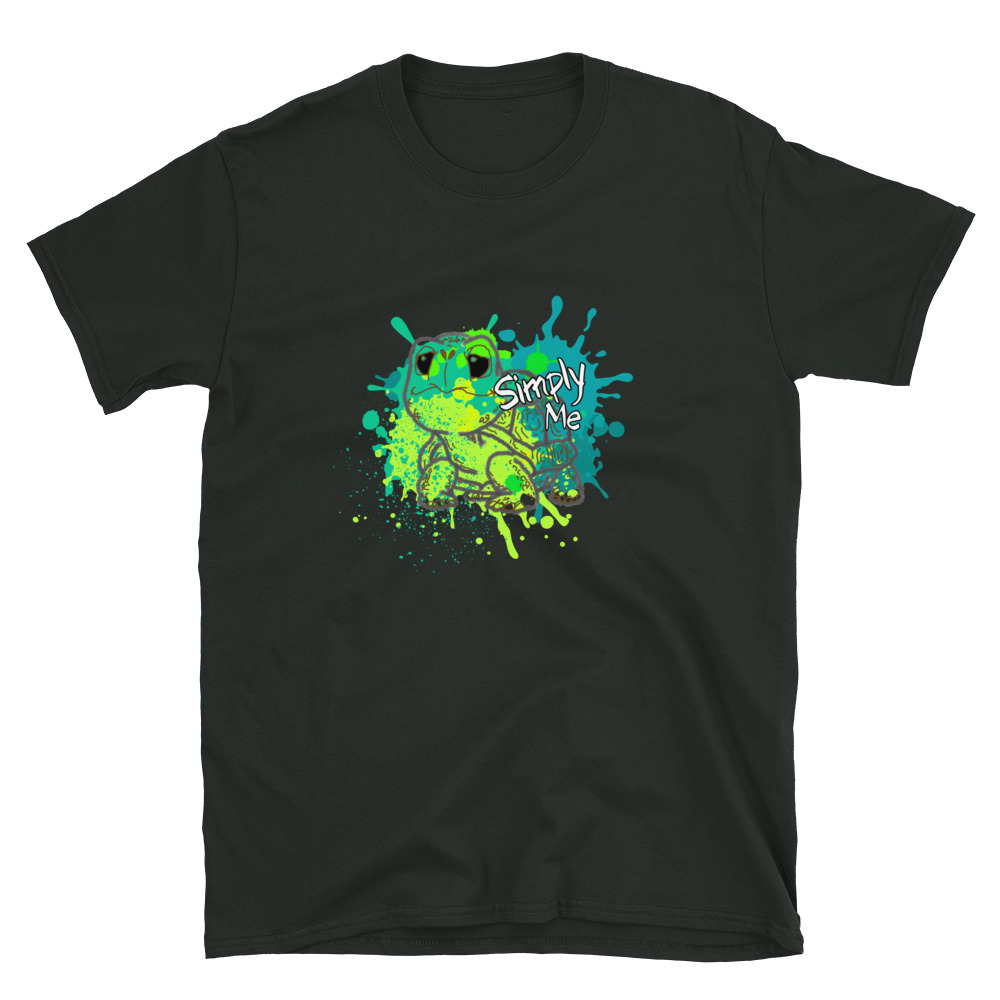 Splatter Tortoise Simply Me – Short-Sleeve Unisex T-Shirt by Simply Sina - Image 25