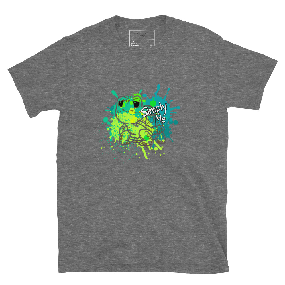 Splatter Tortoise Simply Me – Short-Sleeve Unisex T-Shirt by Simply Sina - Image 6