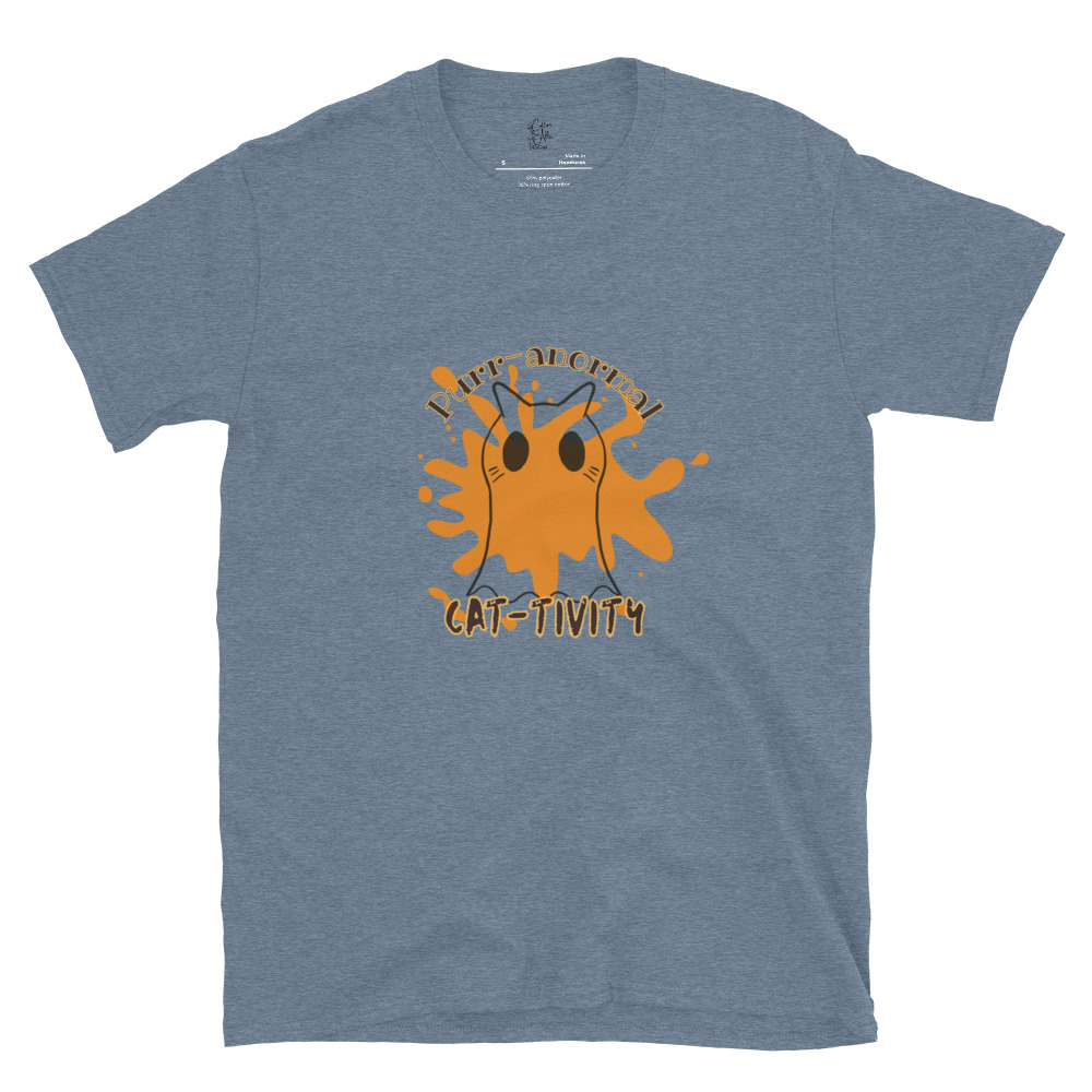 Short-Sleeve Unisex T-Shirt Purr-anormal Cat-tivity by Cotton Allie Designs @ Simply Sina - Image 31