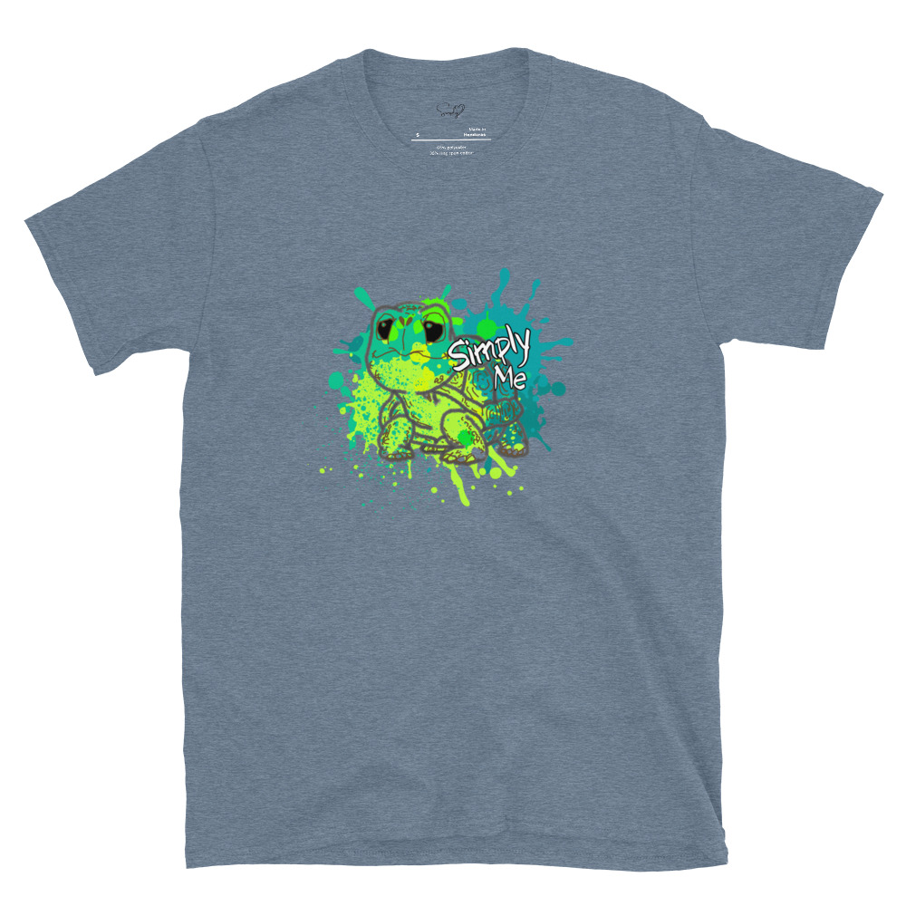 Splatter Tortoise Simply Me – Short-Sleeve Unisex T-Shirt by Simply Sina - Image 36