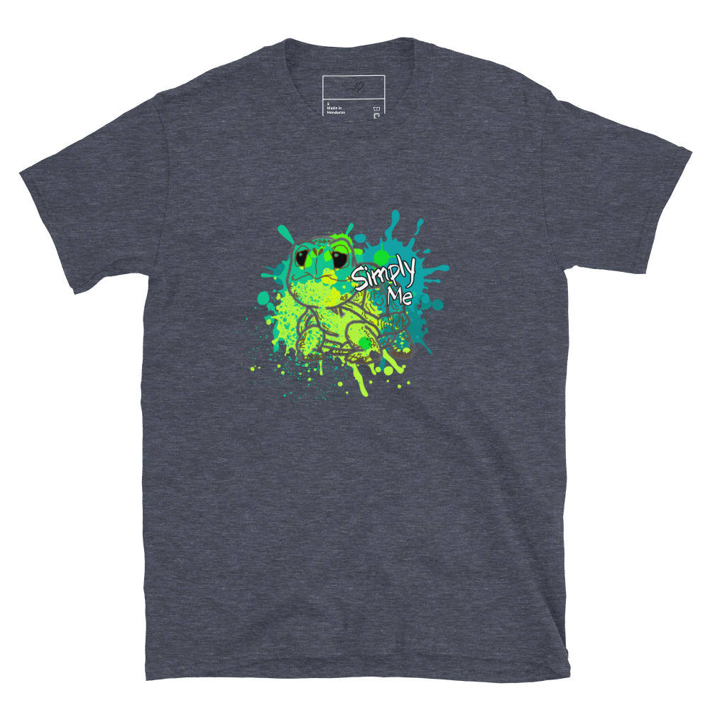 Splatter Tortoise Simply Me – Short-Sleeve Unisex T-Shirt by Simply Sina - Image 13