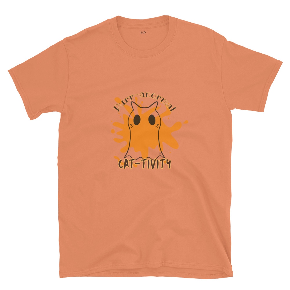 Short-Sleeve Unisex T-Shirt Purr-anormal Cat-tivity by Cotton Allie Designs @ Simply Sina - Image 21