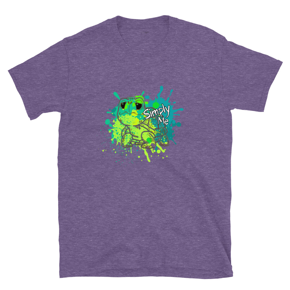 Splatter Tortoise Simply Me – Short-Sleeve Unisex T-Shirt by Simply Sina - Image 17
