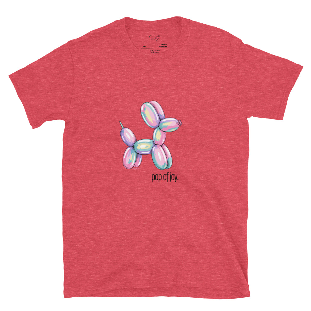 Pop of Joy – Short-Sleeve Unisex T-Shirt by Simply Sina - Image 8
