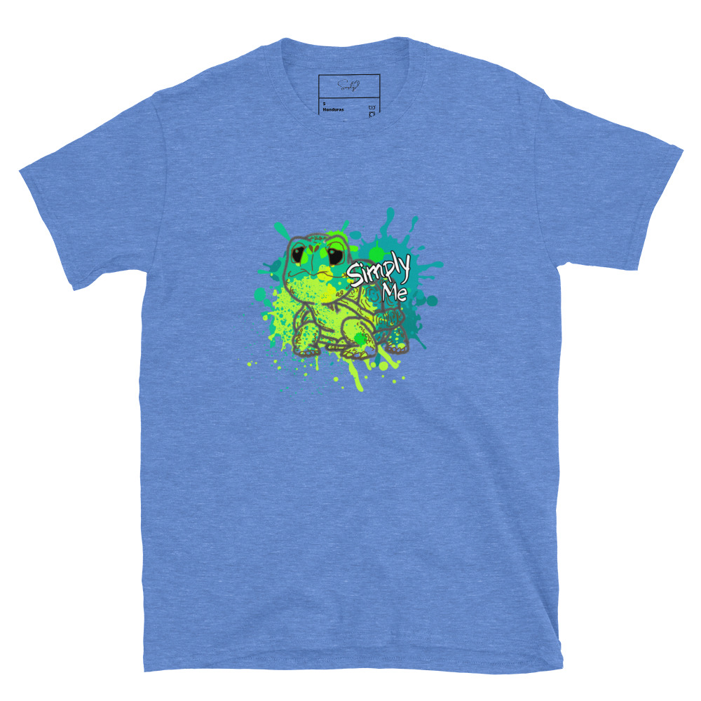 Splatter Tortoise Simply Me – Short-Sleeve Unisex T-Shirt by Simply Sina - Image 11