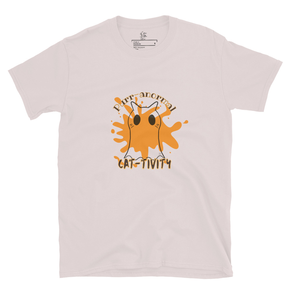 Short-Sleeve Unisex T-Shirt Purr-anormal Cat-tivity by Cotton Allie Designs @ Simply Sina - Image 29