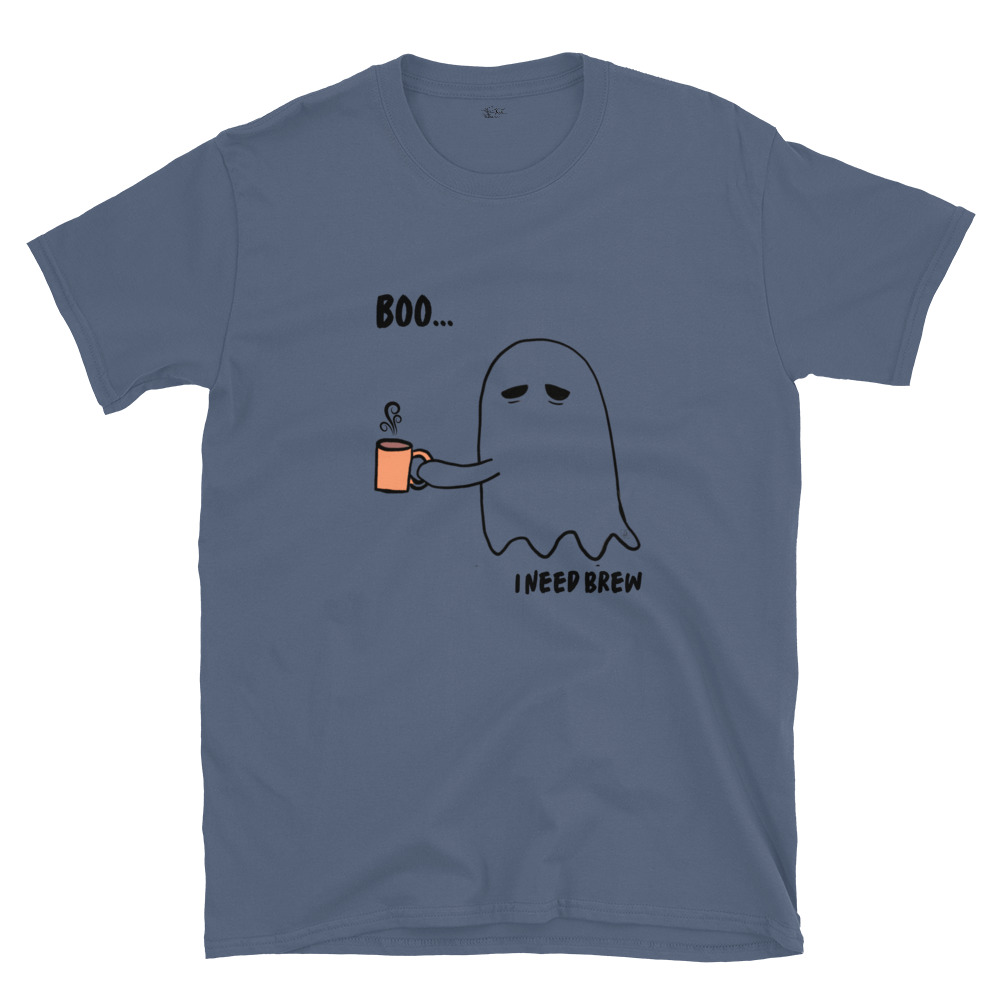 Short-Sleeve Unisex T-Shirt Boo I need Brew by Cotton Allie Designs @ Simply Sina - Image 28
