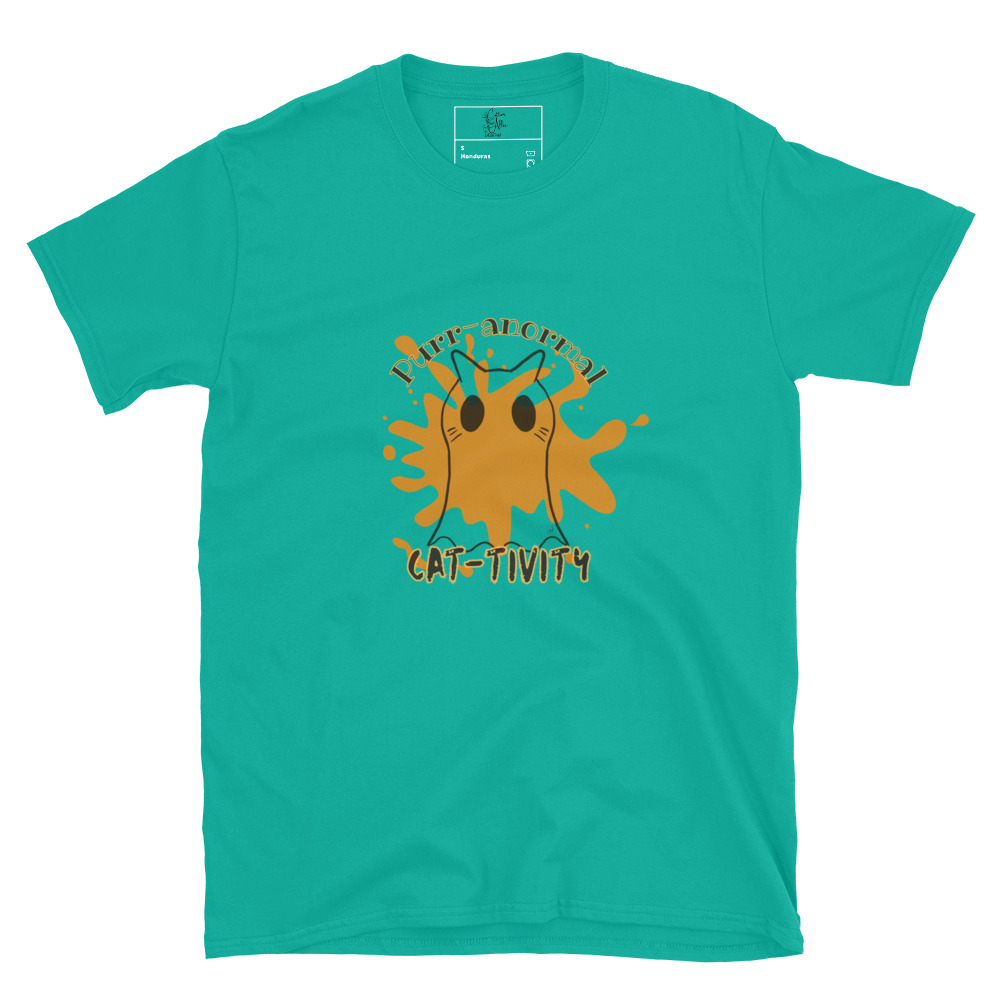 Short-Sleeve Unisex T-Shirt Purr-anormal Cat-tivity by Cotton Allie Designs @ Simply Sina - Image 37