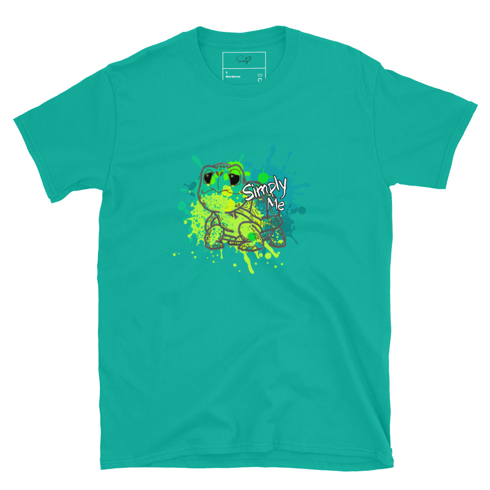 Splatter Tortoise Simply Me – Short-Sleeve Unisex T-Shirt by Simply Sina - Image 43