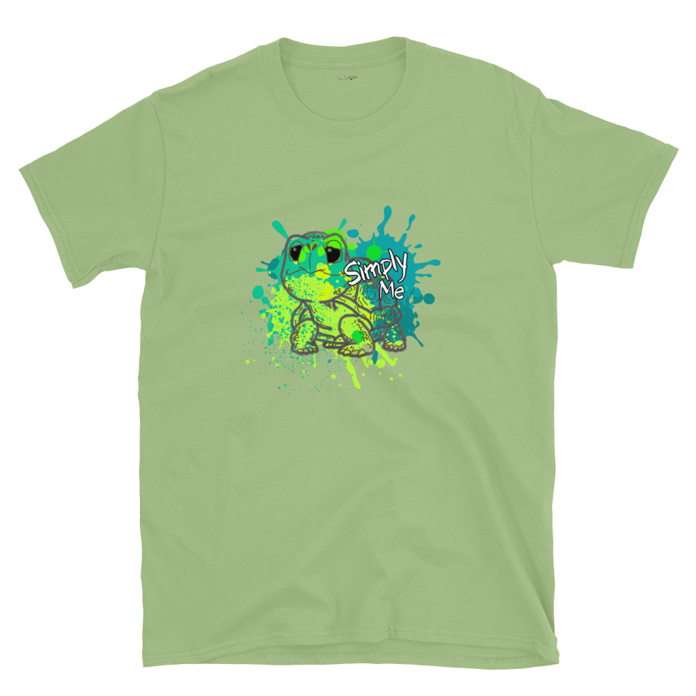 Splatter Tortoise Simply Me – Short-Sleeve Unisex T-Shirt by Simply Sina - Image 22