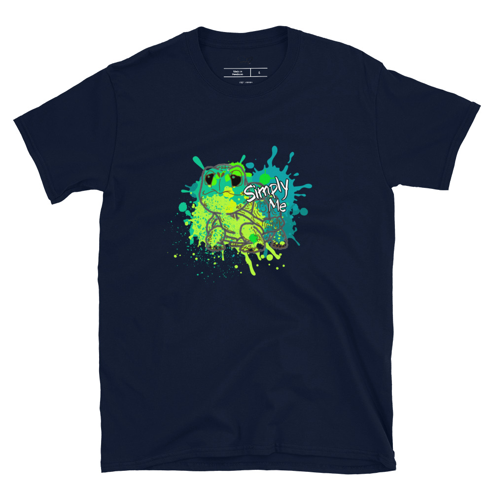 Splatter Tortoise Simply Me – Short-Sleeve Unisex T-Shirt by Simply Sina - Image 3