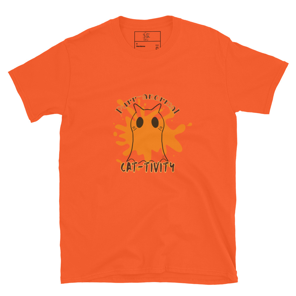 Short-Sleeve Unisex T-Shirt Purr-anormal Cat-tivity by Cotton Allie Designs @ Simply Sina - Image 18