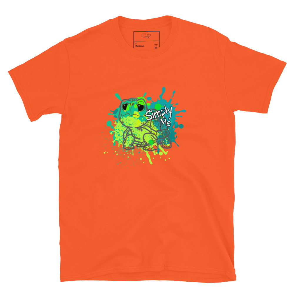 Splatter Tortoise Simply Me – Short-Sleeve Unisex T-Shirt by Simply Sina - Image 21
