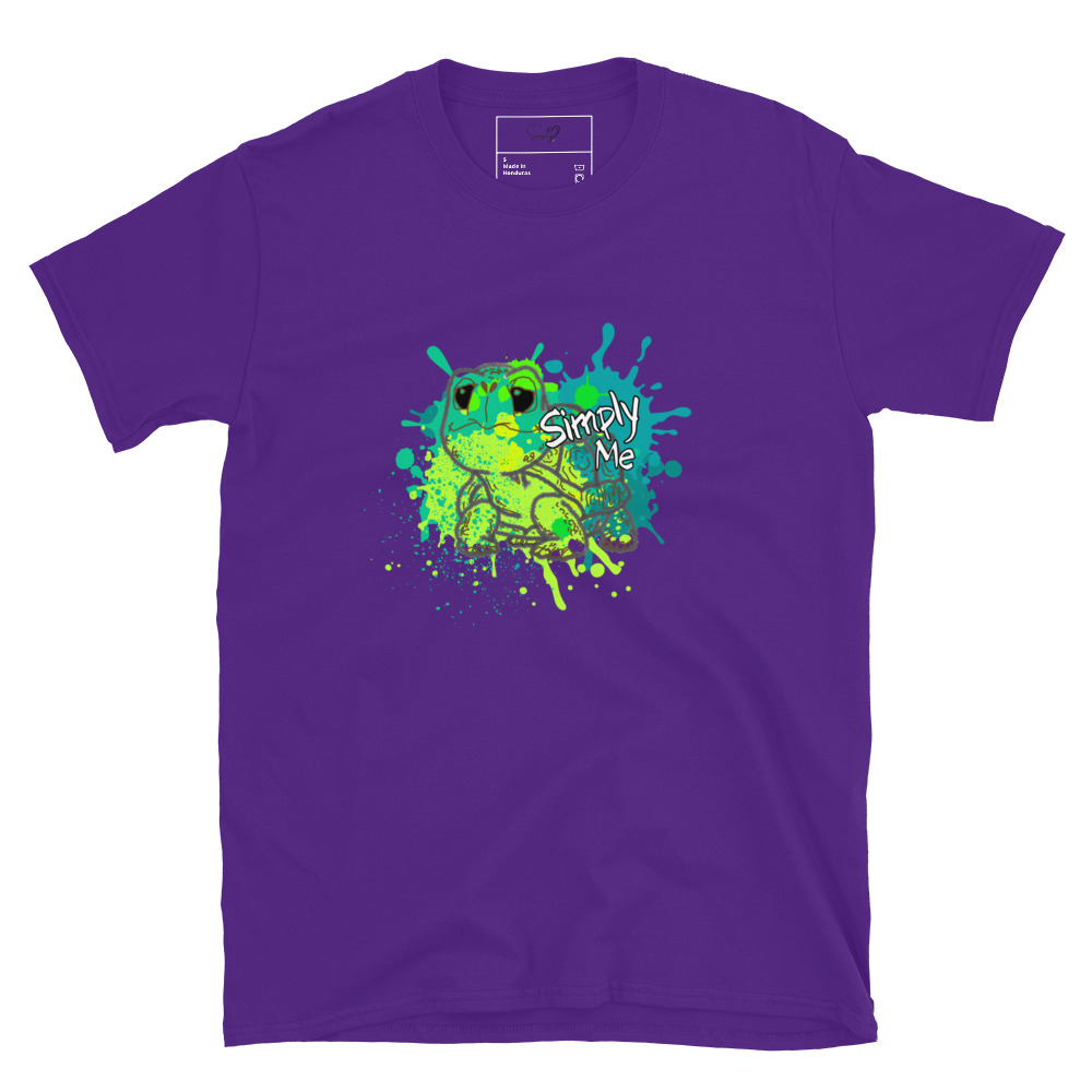Splatter Tortoise Simply Me – Short-Sleeve Unisex T-Shirt by Simply Sina - Image 20