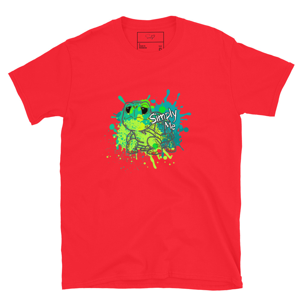 Splatter Tortoise Simply Me – Short-Sleeve Unisex T-Shirt by Simply Sina - Image 10