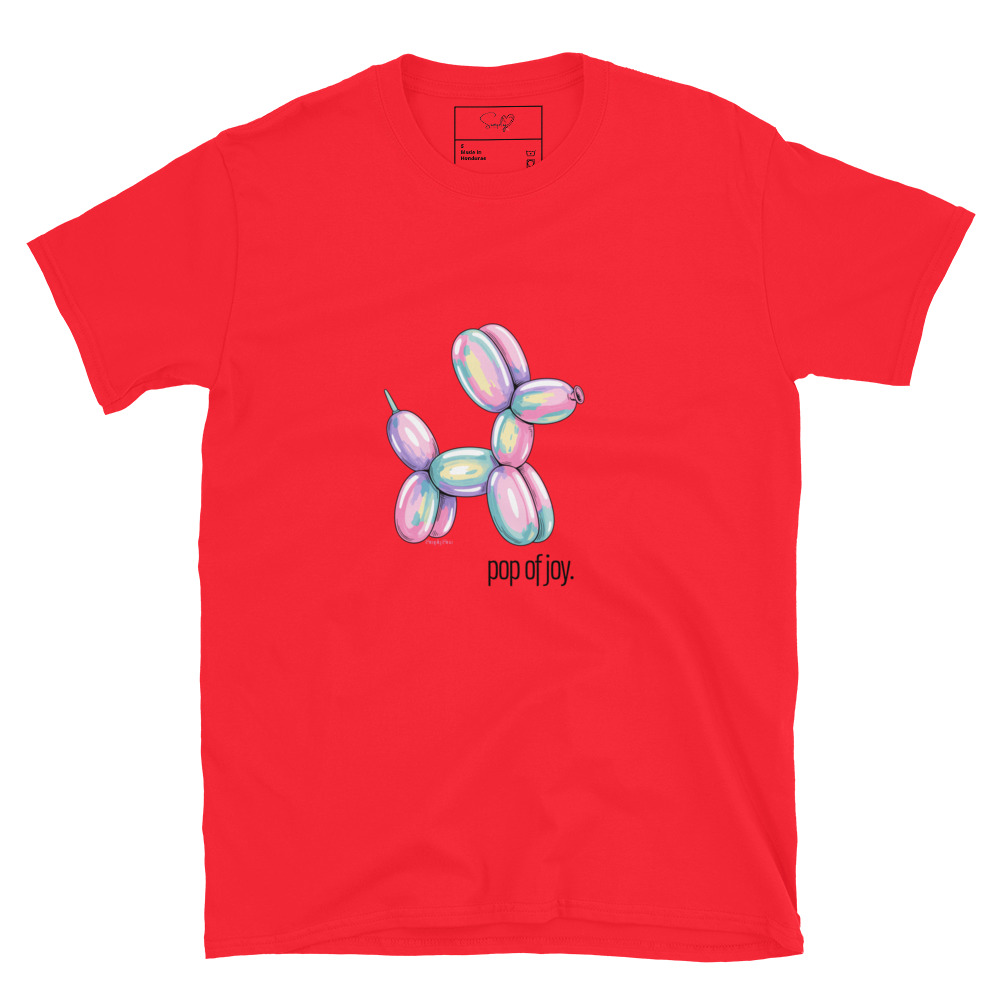 Pop of Joy – Short-Sleeve Unisex T-Shirt by Simply Sina - Image 10