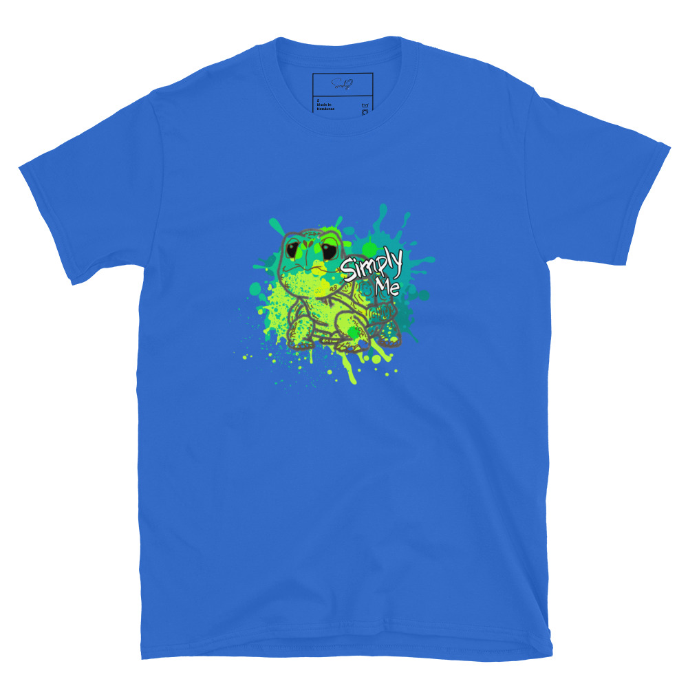 Splatter Tortoise Simply Me – Short-Sleeve Unisex T-Shirt by Simply Sina - Image 9