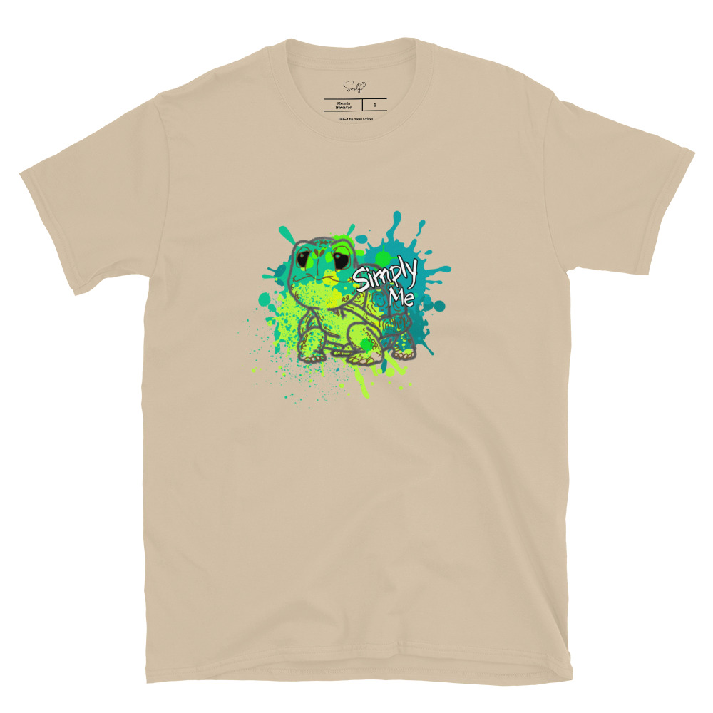 Splatter Tortoise Simply Me – Short-Sleeve Unisex T-Shirt by Simply Sina - Image 15
