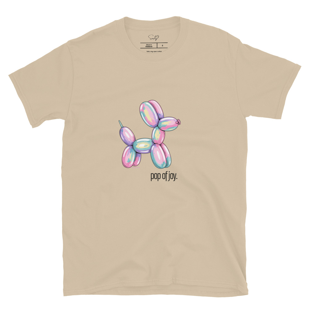 Pop of Joy – Short-Sleeve Unisex T-Shirt by Simply Sina - Image 15
