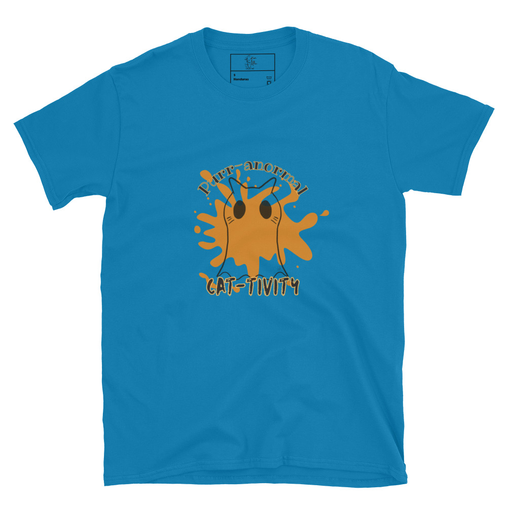 Short-Sleeve Unisex T-Shirt Purr-anormal Cat-tivity by Cotton Allie Designs @ Simply Sina - Image 34