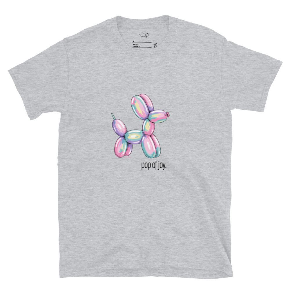 Pop of Joy – Short-Sleeve Unisex T-Shirt by Simply Sina - Image 4