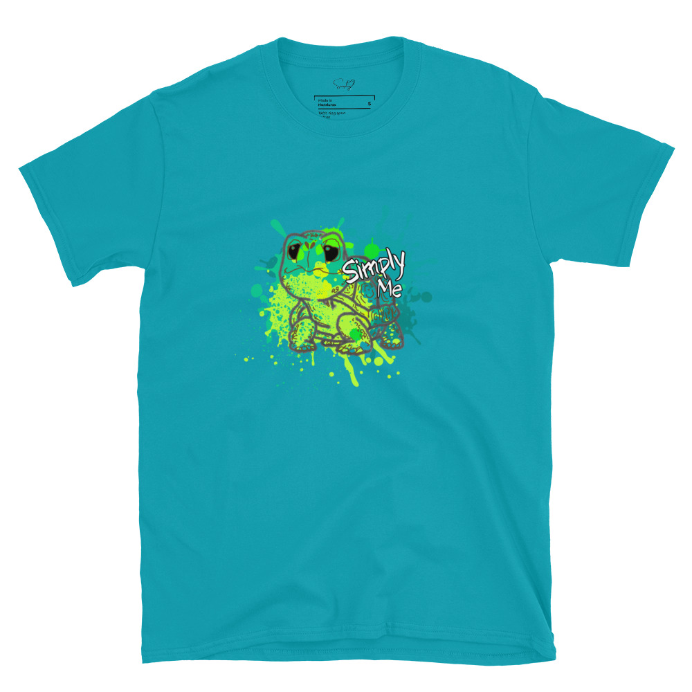 Splatter Tortoise Simply Me – Short-Sleeve Unisex T-Shirt by Simply Sina - Image 35