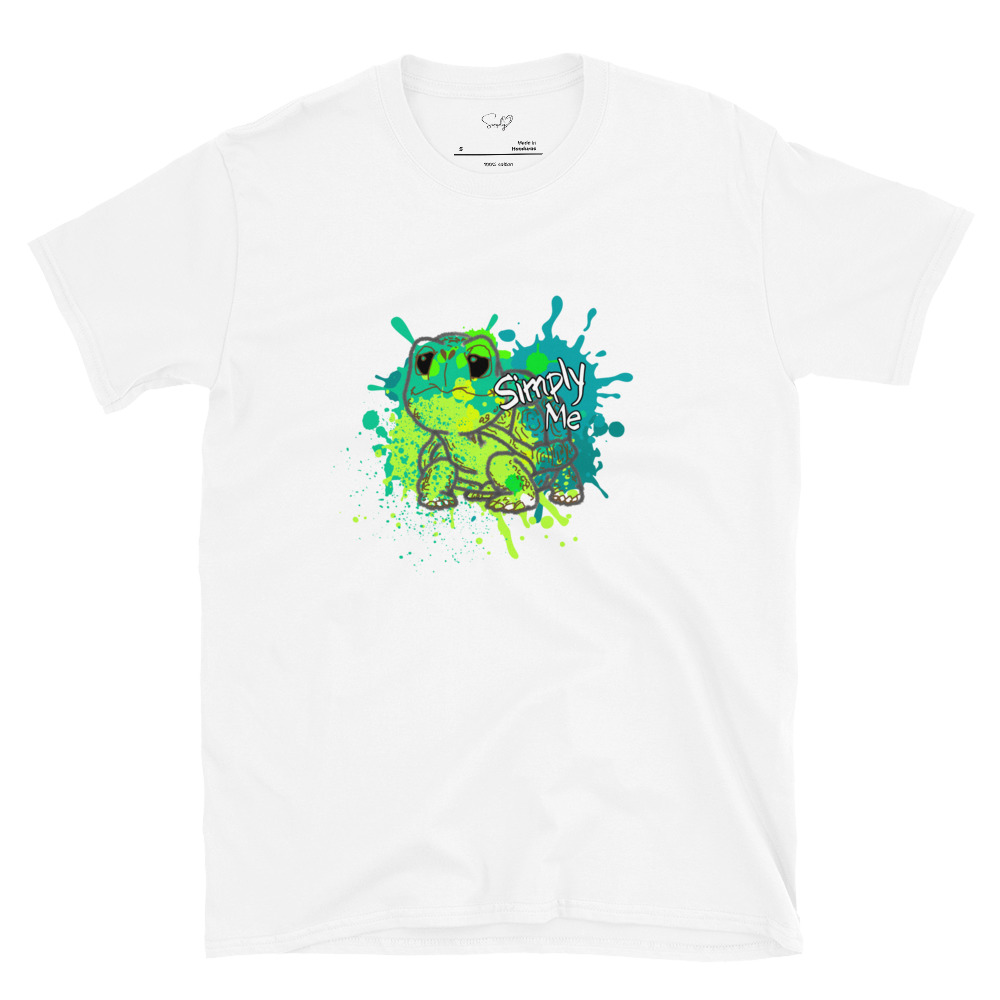 Splatter Tortoise Simply Me – Short-Sleeve Unisex T-Shirt by Simply Sina - Image 5
