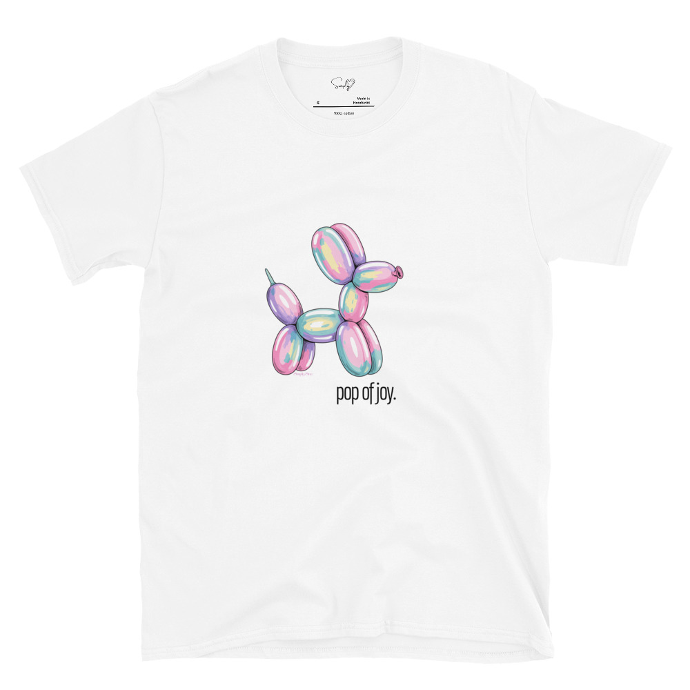 Pop of Joy – Short-Sleeve Unisex T-Shirt by Simply Sina - Image 5