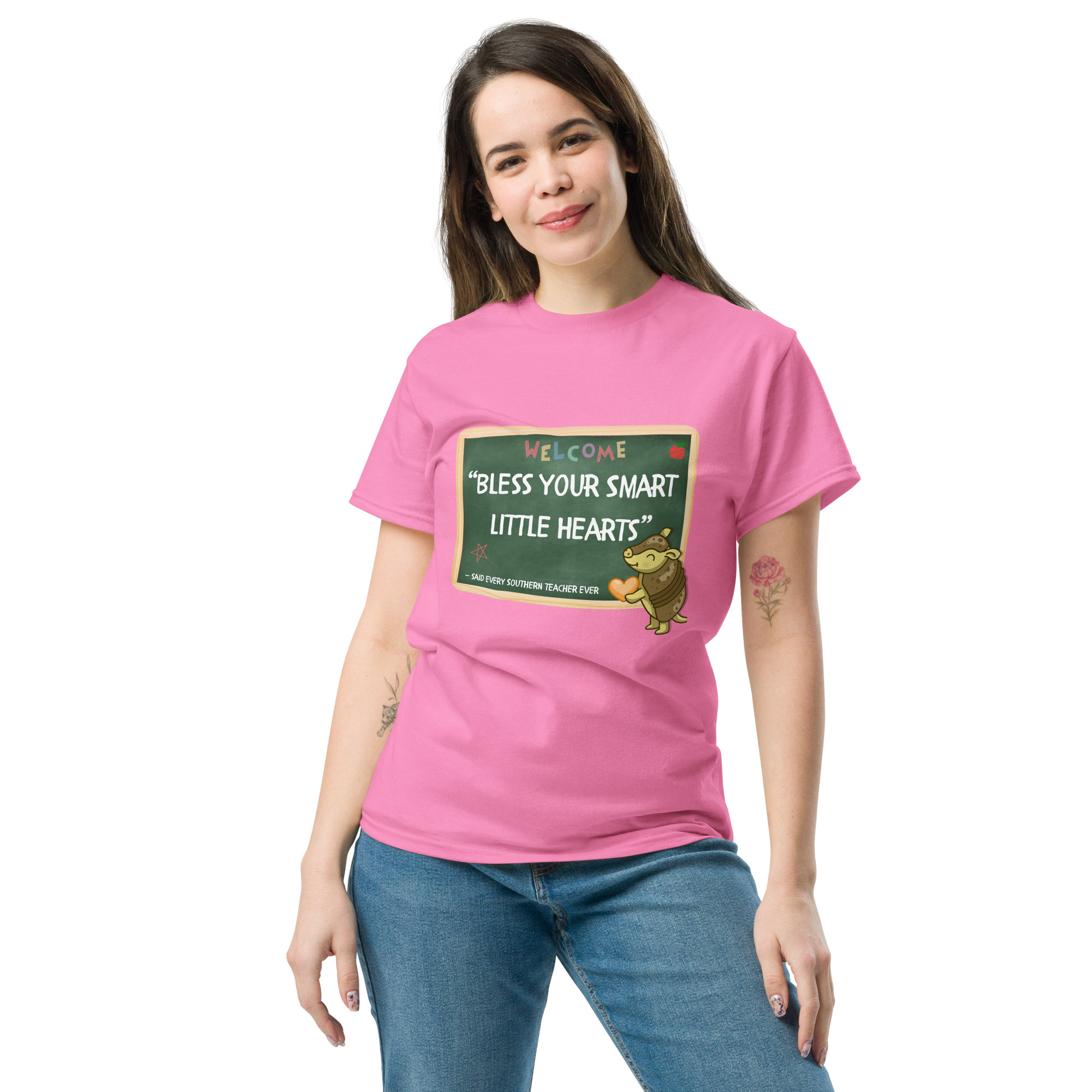 “Bless Your Smart Little Hearts” by Simply Sina Short-Sleeve Unisex classic tee - Image 8
