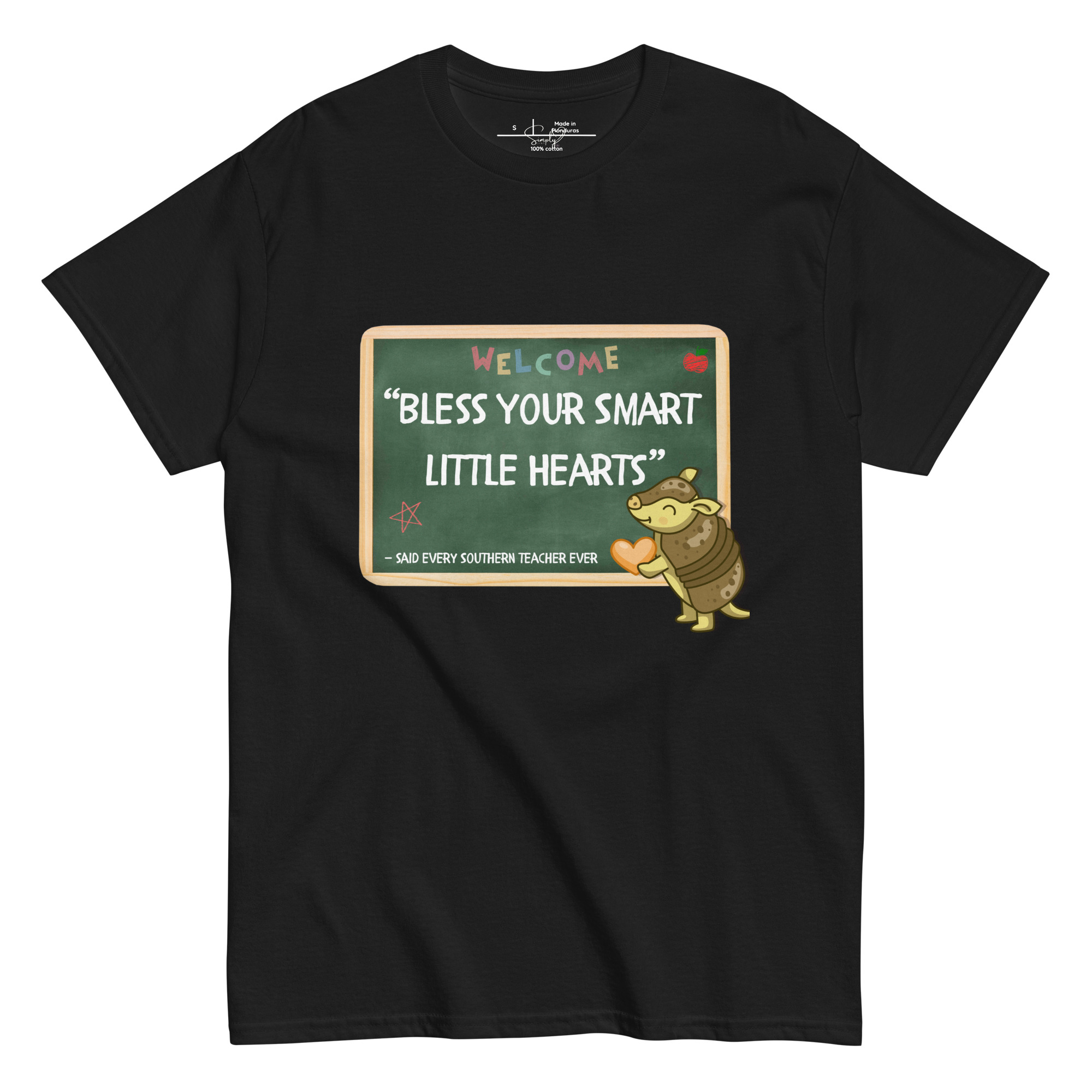 “Bless Your Smart Little Hearts” by Simply Sina Short-Sleeve Unisex classic tee